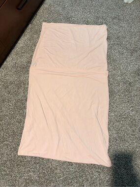 Two King-Sized pink cooling pillowcases